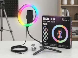 MJ33 10 inch RGB LED Soft Ring Light Features and Specifications