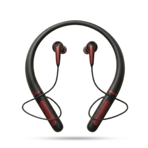 INTERLINK SPORTS Stereo Neckband (Model 03-06-007) – 20H Playtime, ENC Noise Reduction, and Sweat/Water Resistant